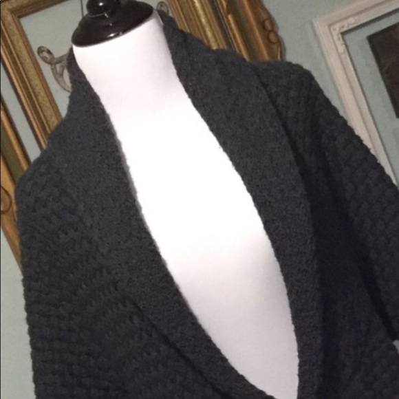 hinge Sweaters - Hinge charcoal gray shrug cardigan
